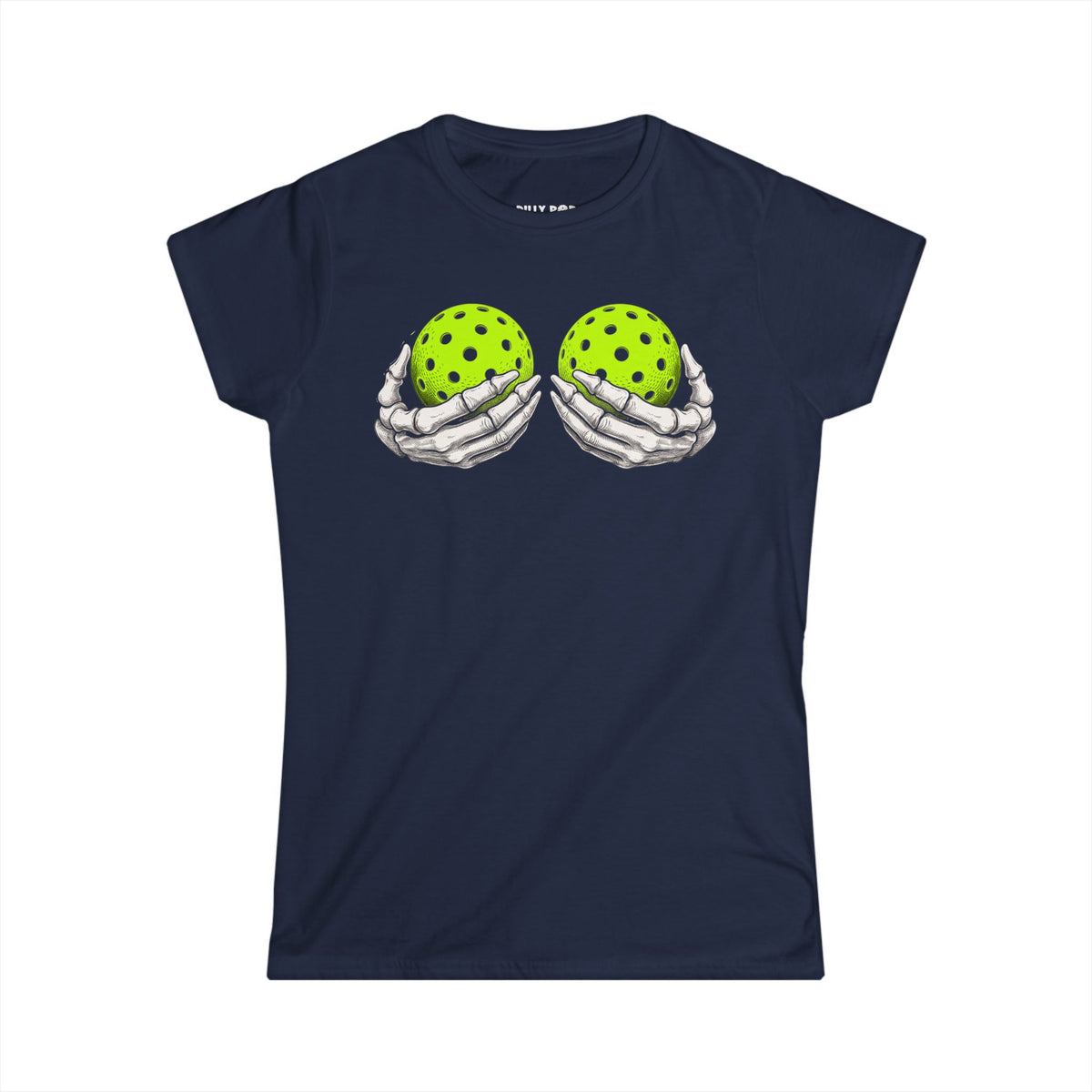 Skeleton Hands Women's Pickleball Softstyle Tee