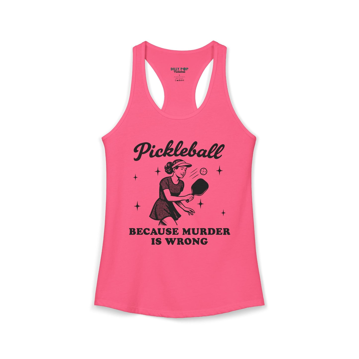 Murder Is Wrong Women's Racerback Tank