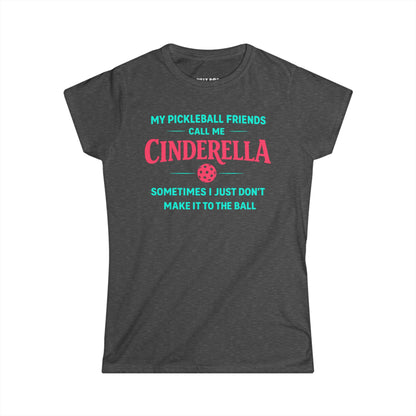 Cinderella Pickleball Women's Softstyle Tee