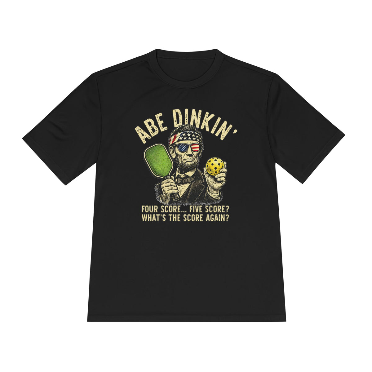 Abe Dinkin' Moisture Wicking Pickleball Tee