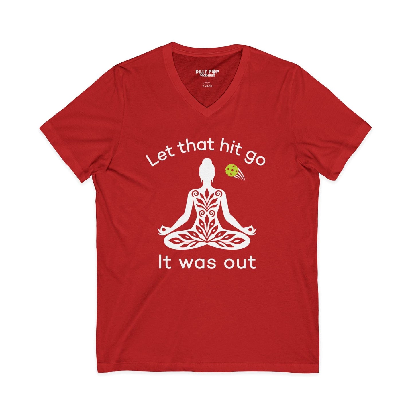 Let That Hit Go V-Neck Tee