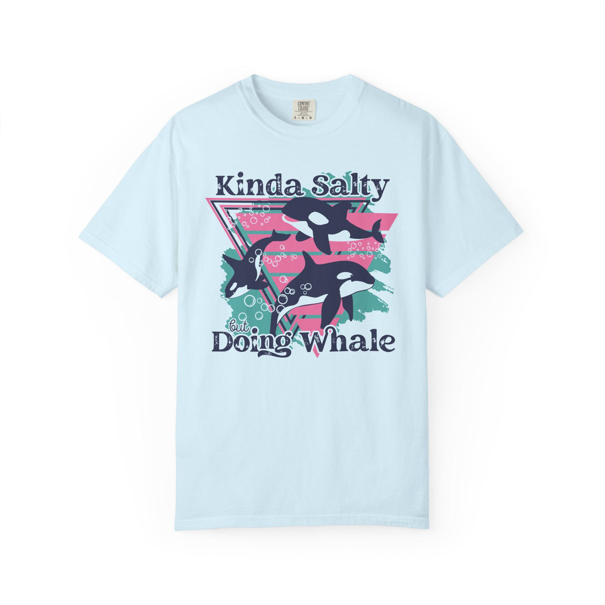Kinda Salty Orca Retro T-shirt