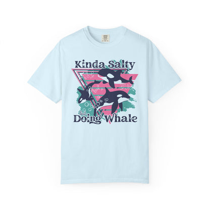 Kinda Salty Orca Retro T-shirt