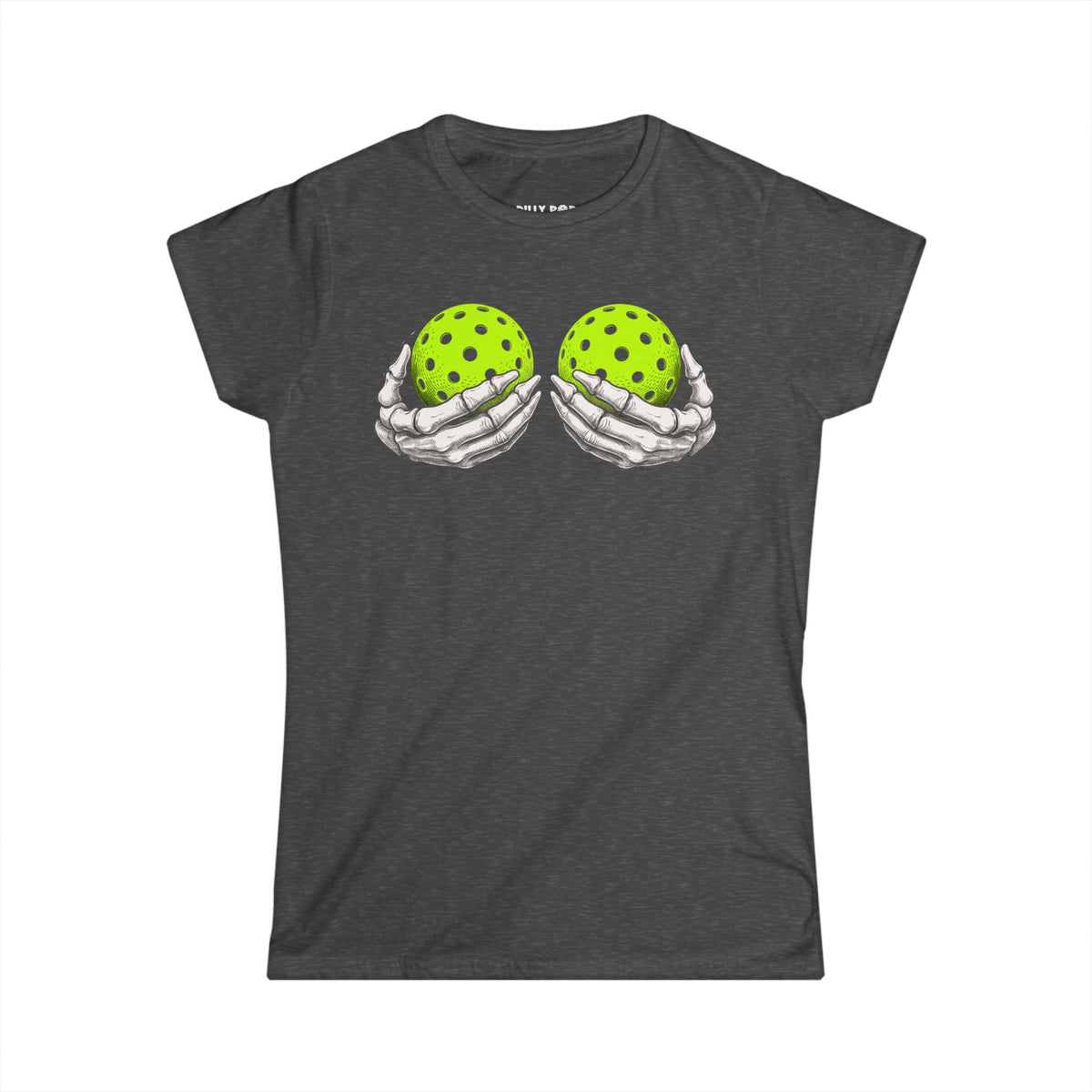 Skeleton Hands Women's Pickleball Softstyle Tee