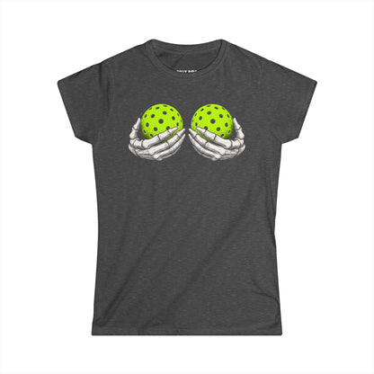 Skeleton Hands Women's Pickleball Softstyle Tee