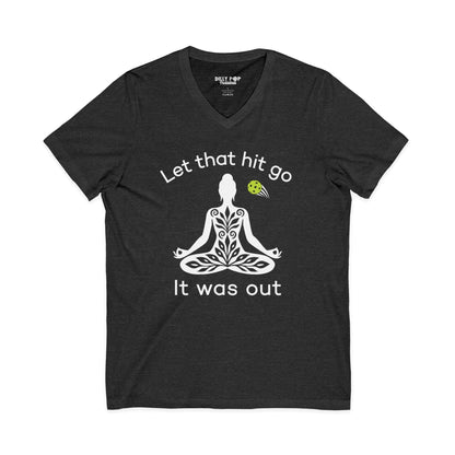 Let That Hit Go V-Neck Tee