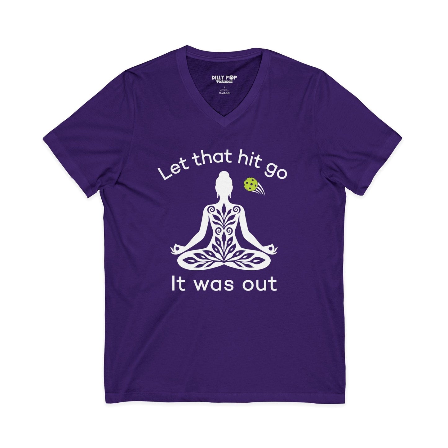 Let That Hit Go V-Neck Tee
