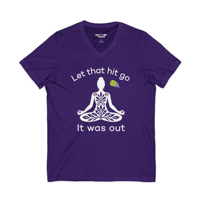 Let That Hit Go V-Neck Tee