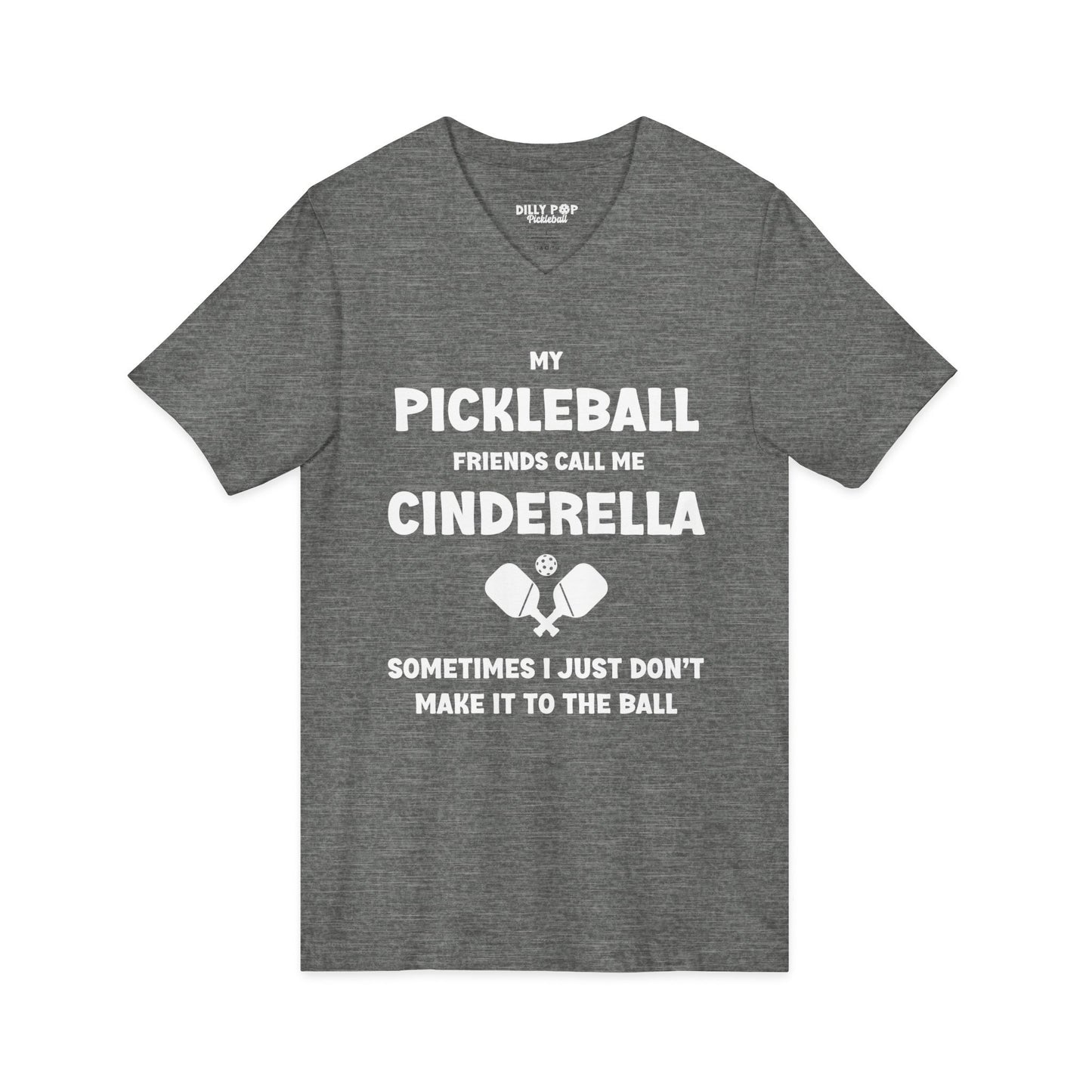Cinderella Unisex Jersey V-Neck Pickleball Tee