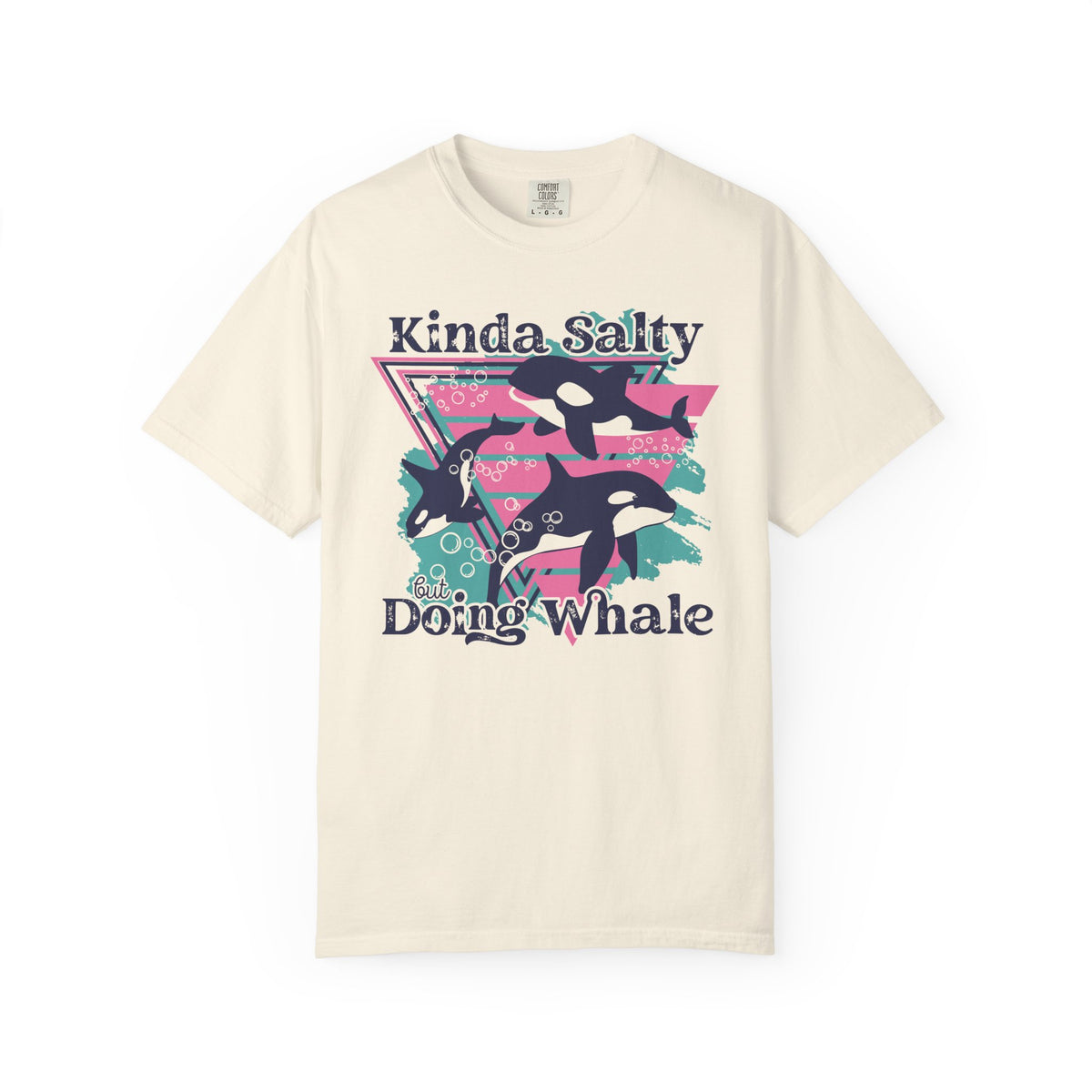 Kinda Salty Orca Retro T-shirt
