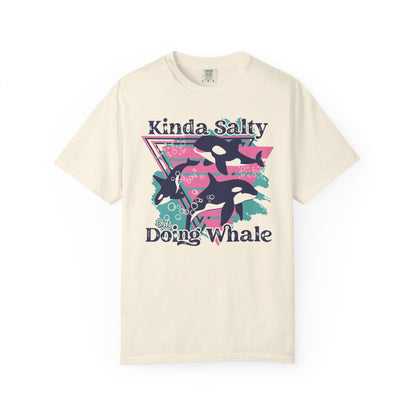 Kinda Salty Orca Retro T-shirt