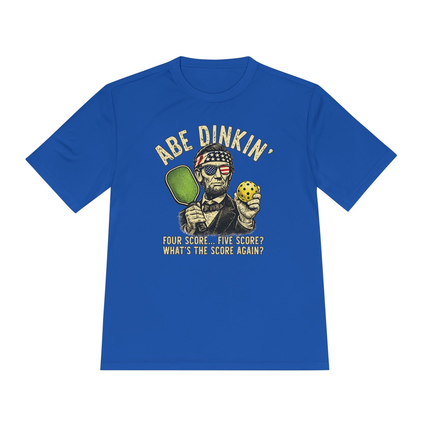 Abe Dinkin' Moisture Wicking Pickleball Tee