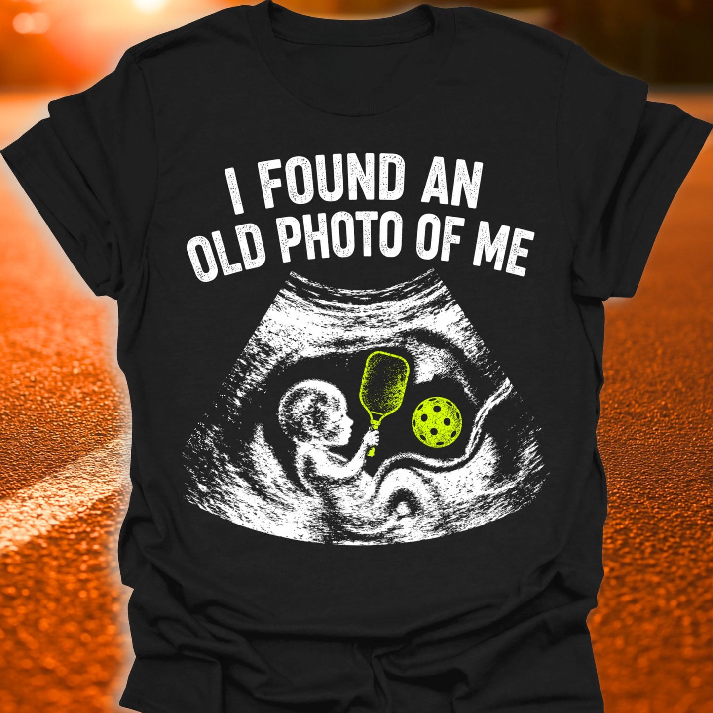 Old Photo Pickleball T-Shirt