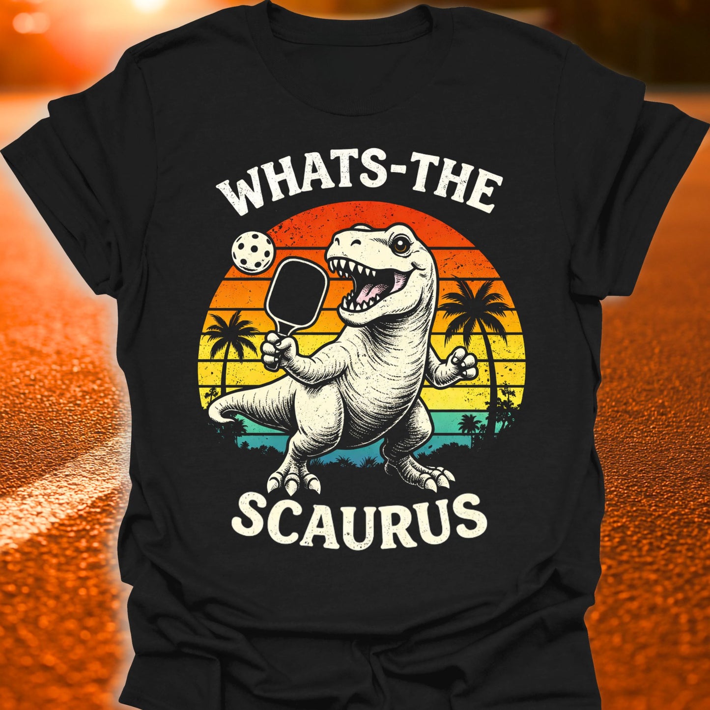 Whats-The-Scaurus Pickleball T-Shirt