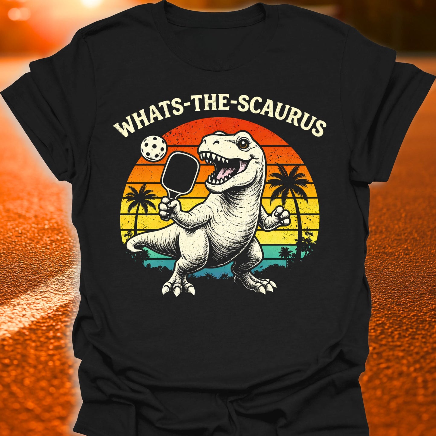 Whats-The-Scaurus Pickleball T-Shirt