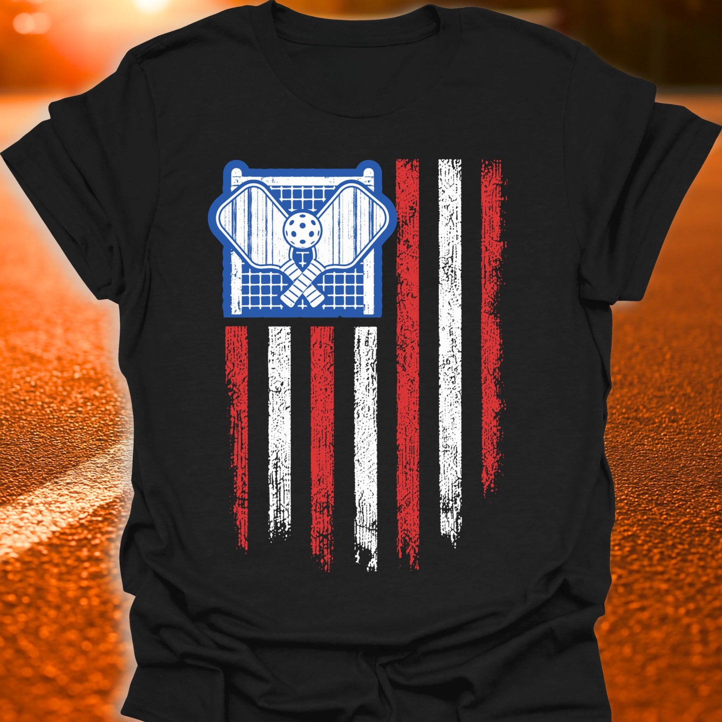 Patriot Pickleball Flag T-Shirt
