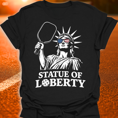 Statue Of LOBerty Pickleball T-Shirt
