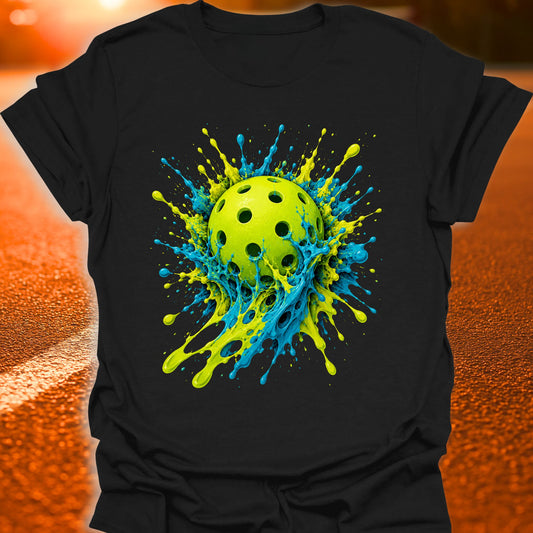 Paint Splash Pickleball T-Shirt