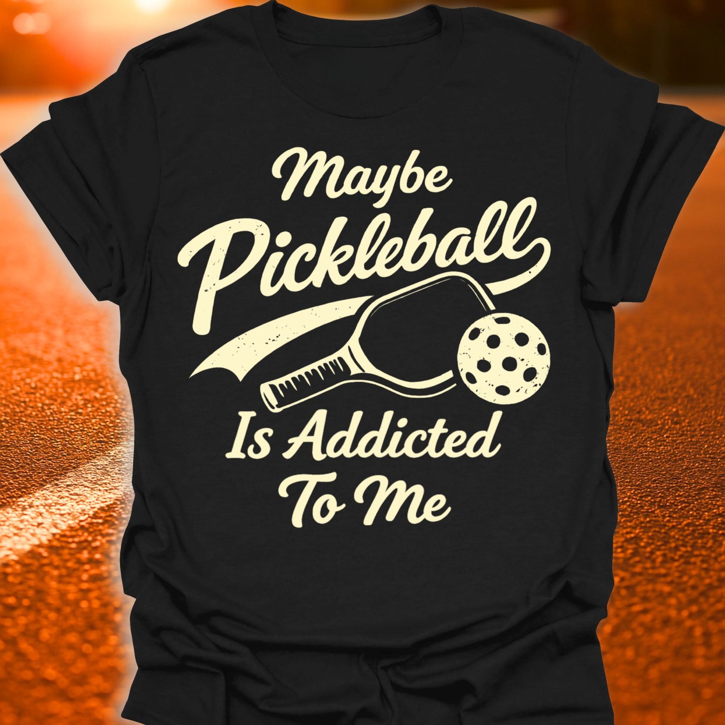 Addicted To Me Vintage Pickleball T-Shirt