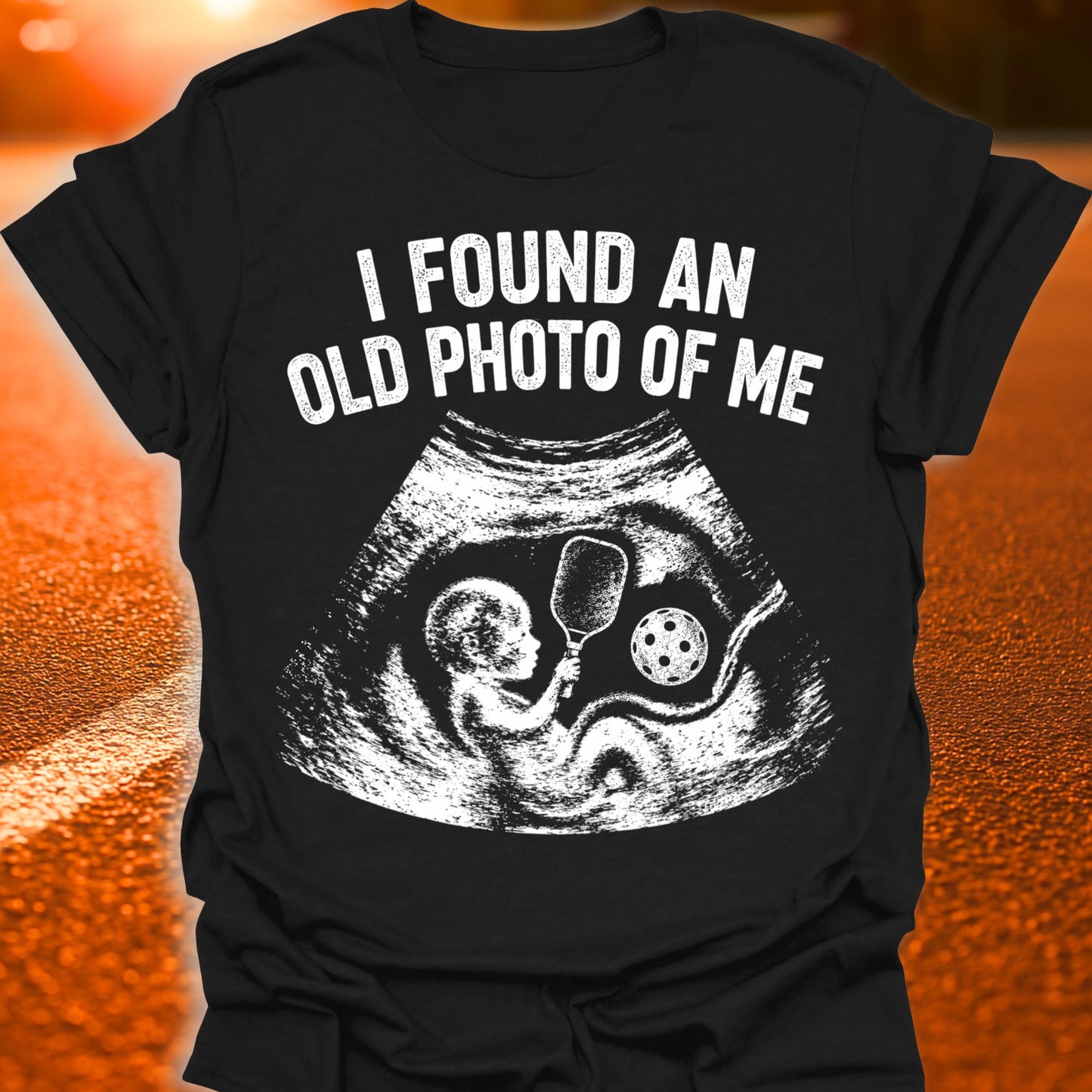Old Photo Pickleball T-Shirt