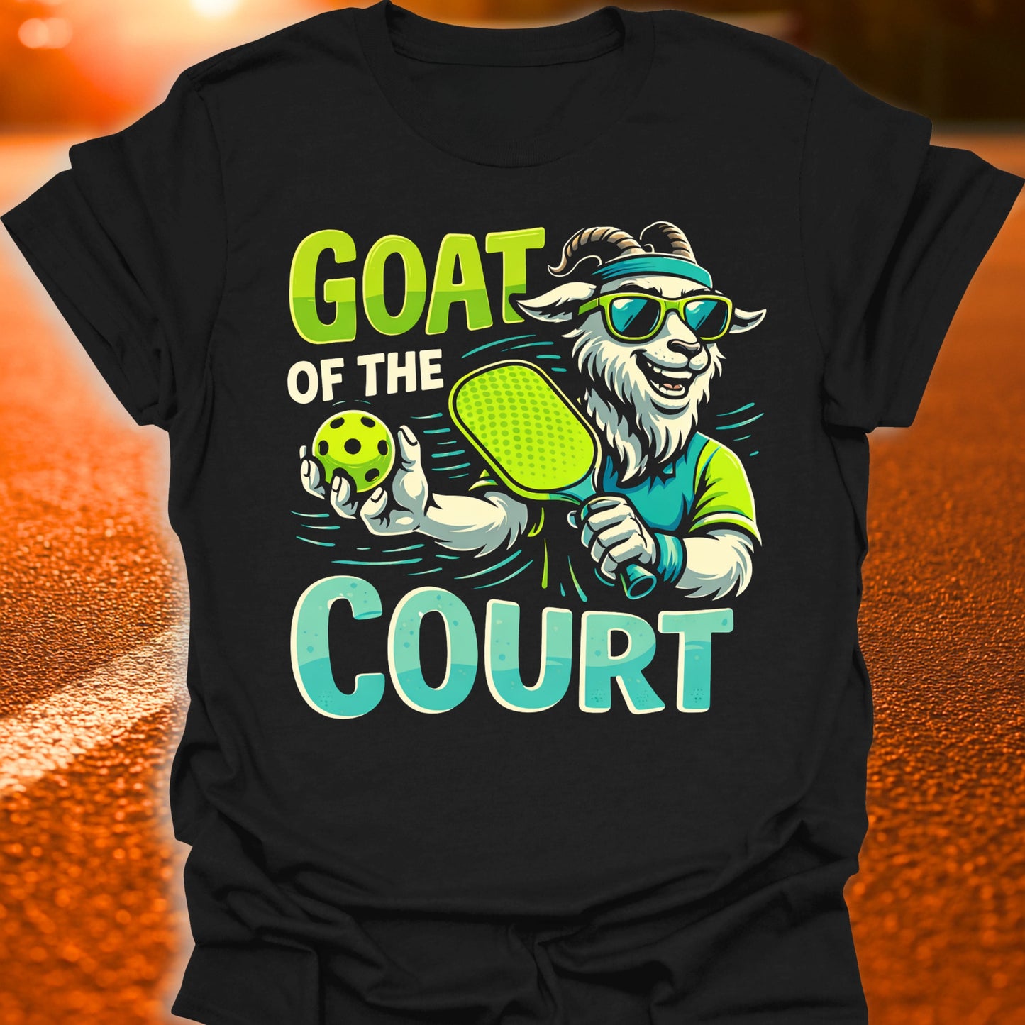 Goat Of The Court Pickleball T-Shirt