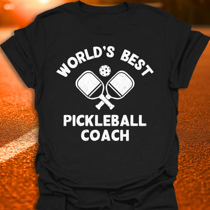 World's Best Pickleball Coach T-Shirt