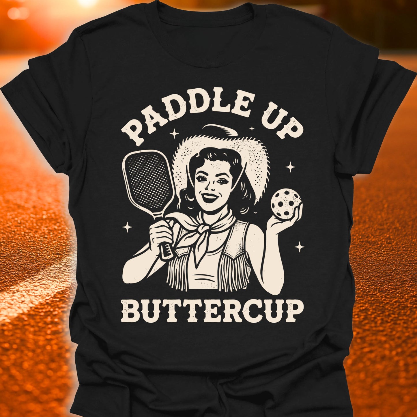 Paddle Up Buttercup Pickleball T-Shirt