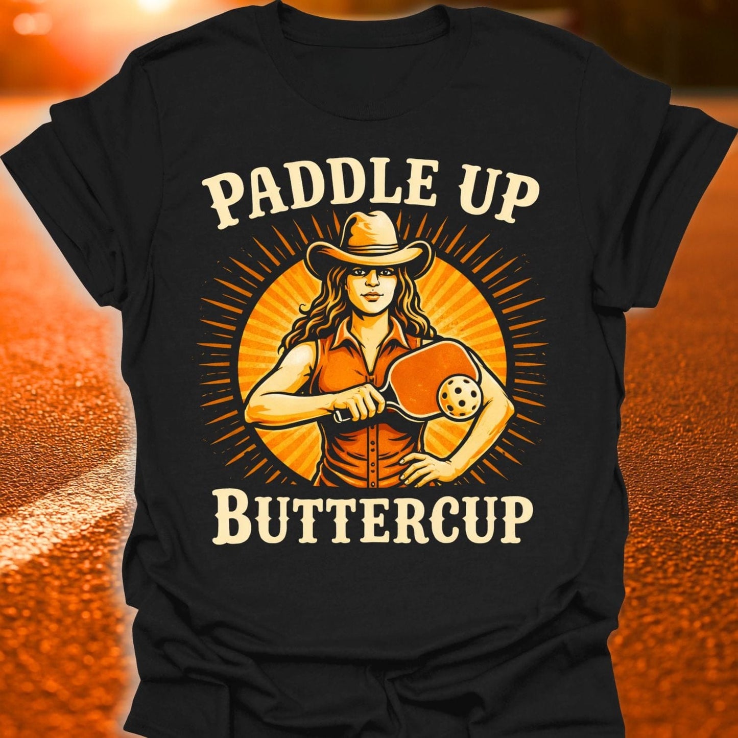 Paddle Up Buttercup Pickleball T-Shirt