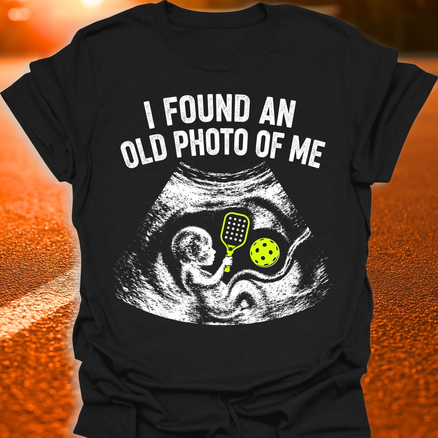 Old Photo Pickleball T-Shirt
