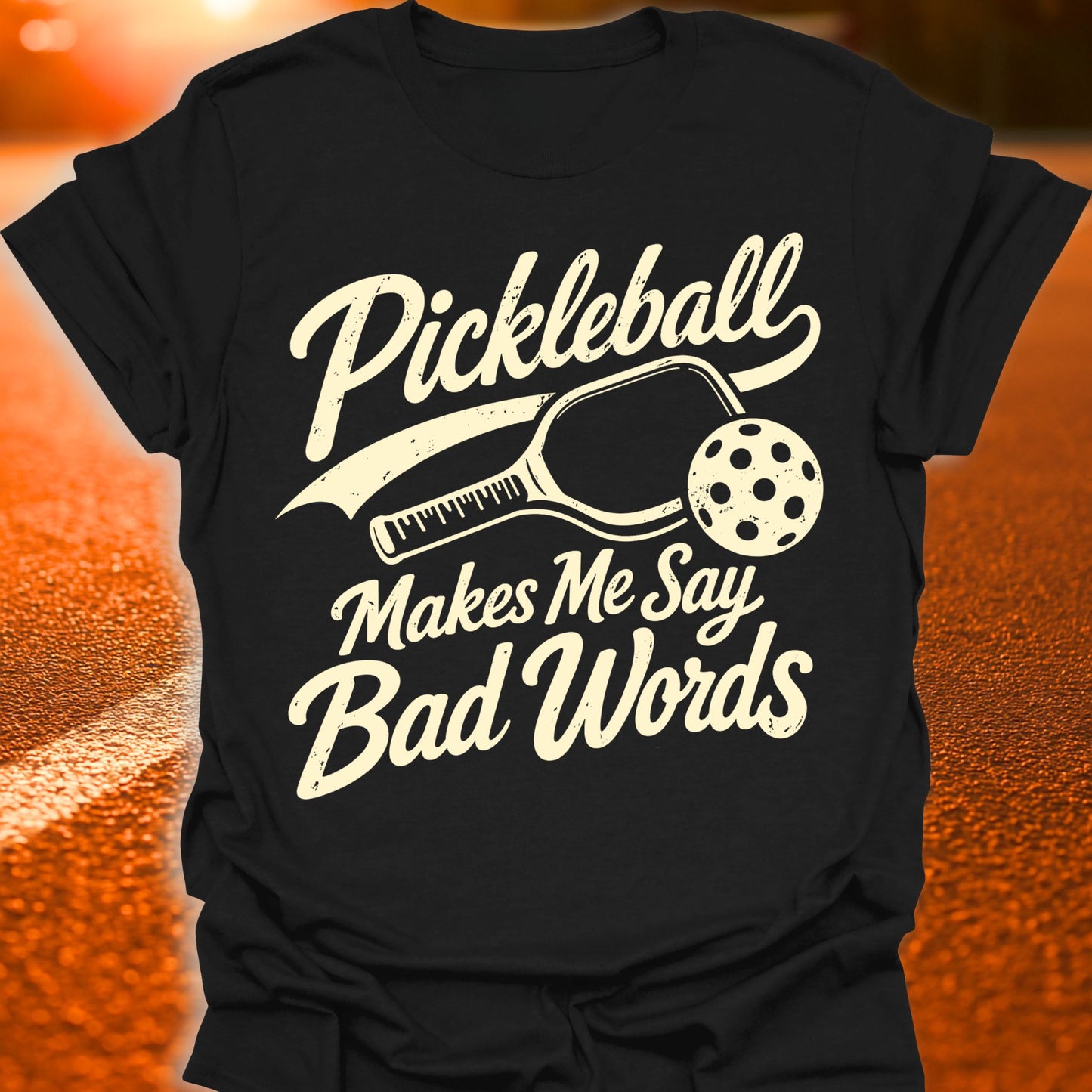 Bad Words Vintage Pickleball T-Shirt