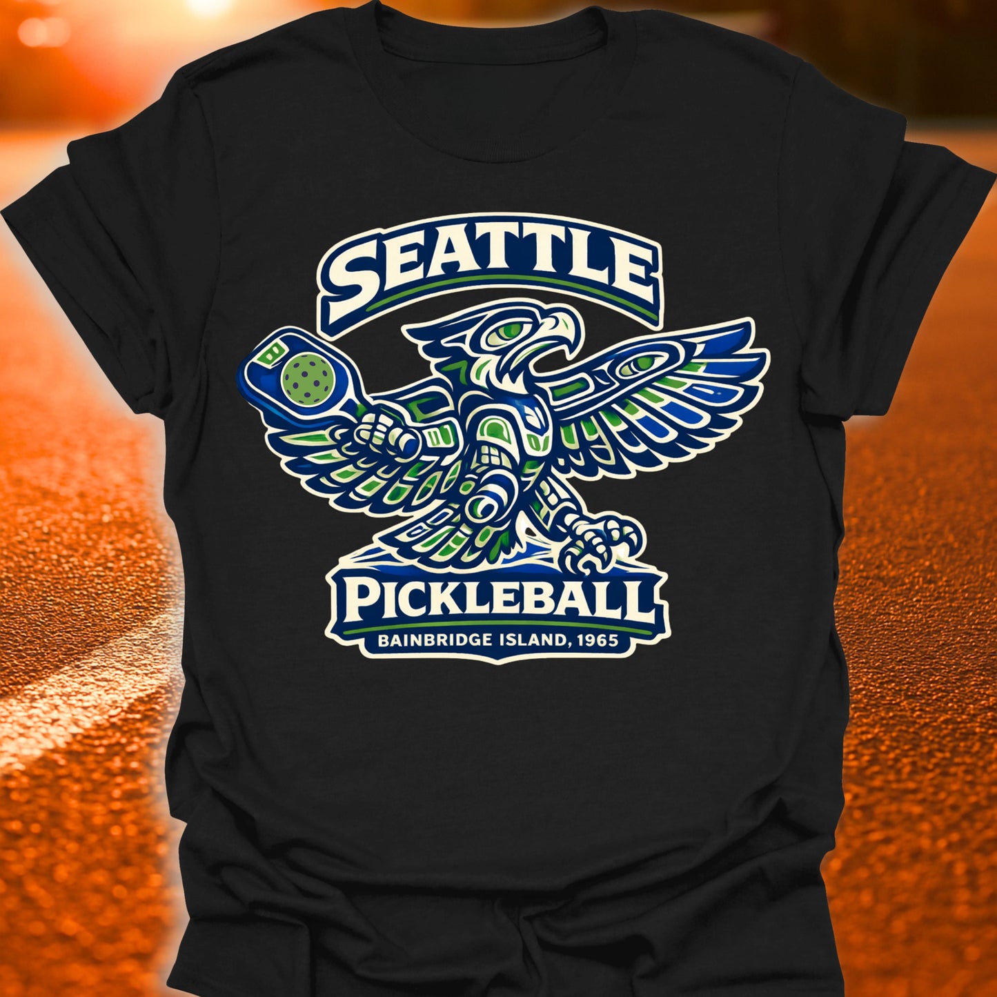 Seattle Throwback Pickleball T-Shirt