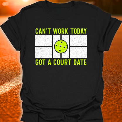 Court Date Pickleball T-Shirt