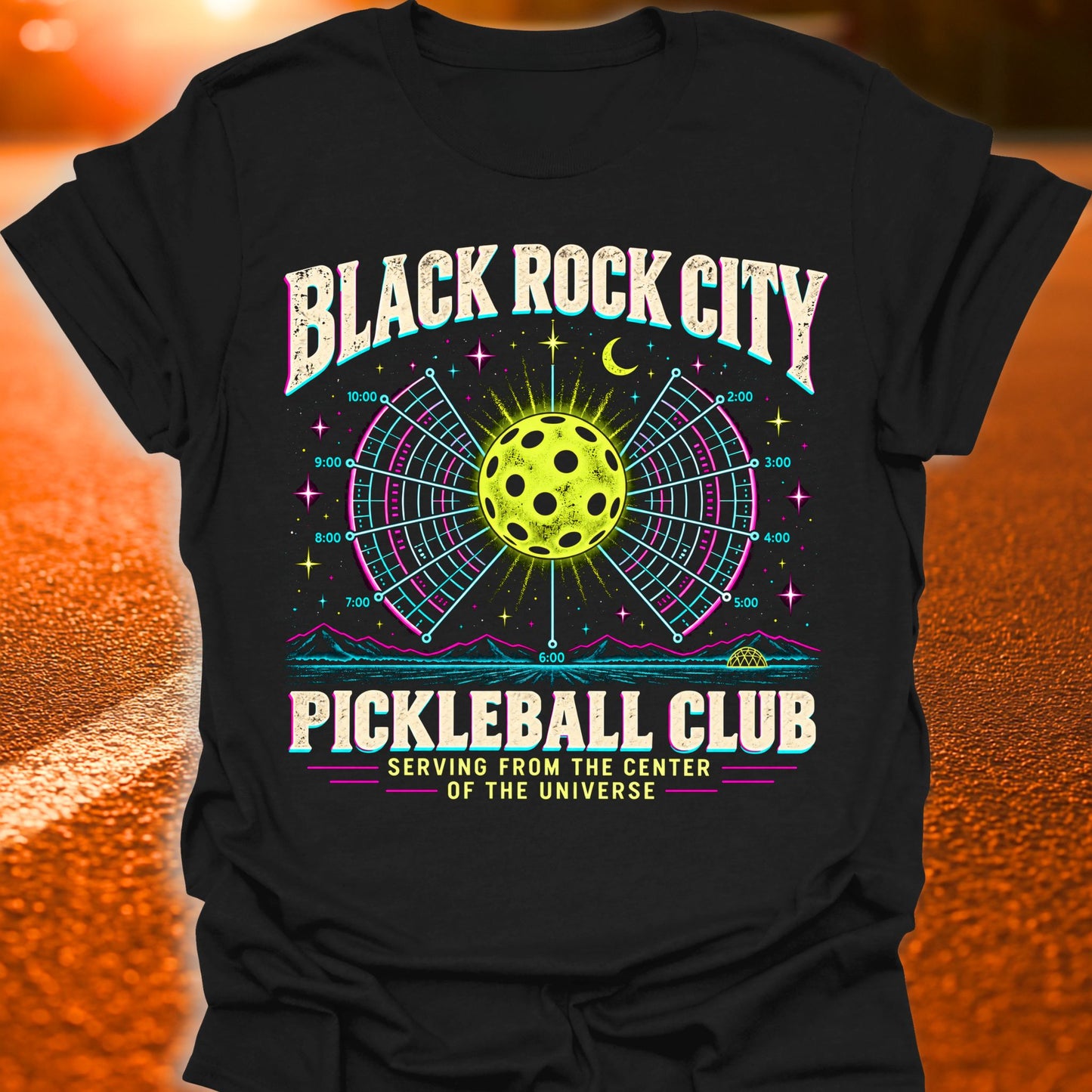 Black Rock City Pickleball Club T-Shirt