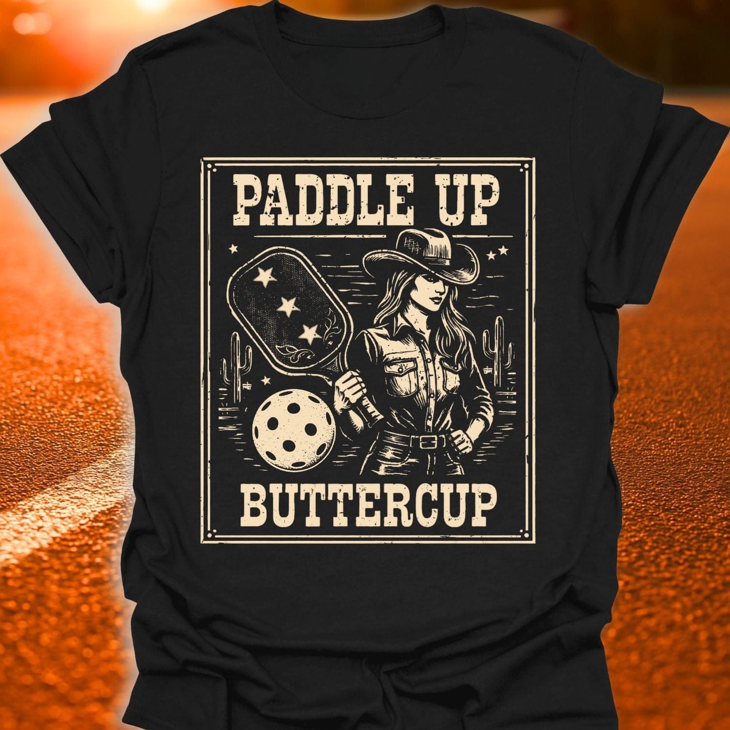 Paddle Up Buttercup Pickleball T-Shirt