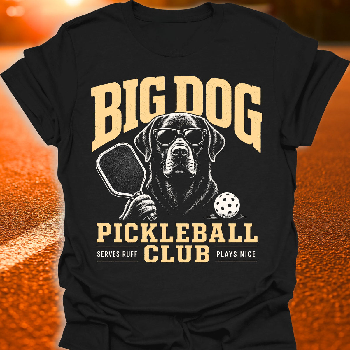 Big Dog Pickleball Club T-Shirt