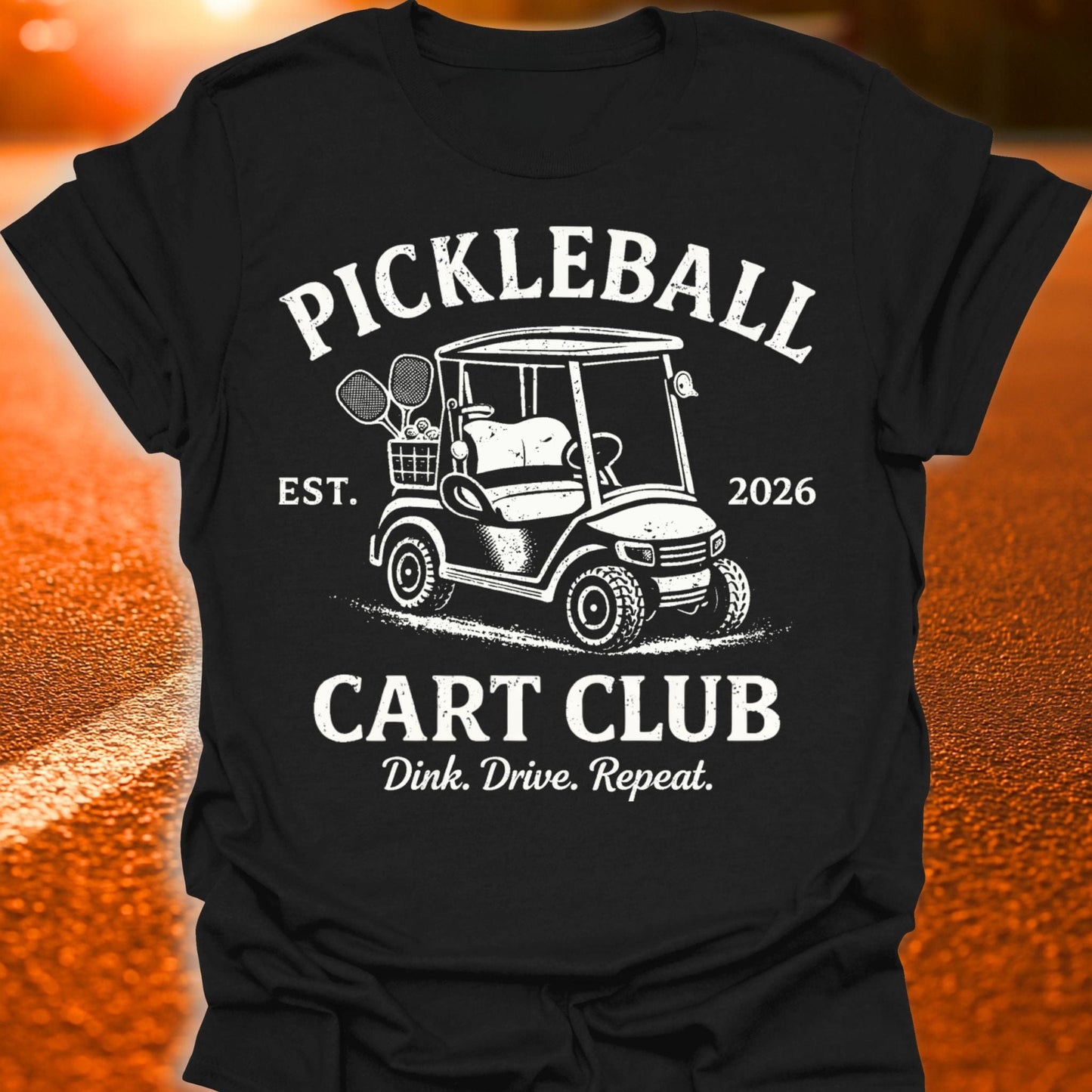 Pickleball Cart Club T-Shirt