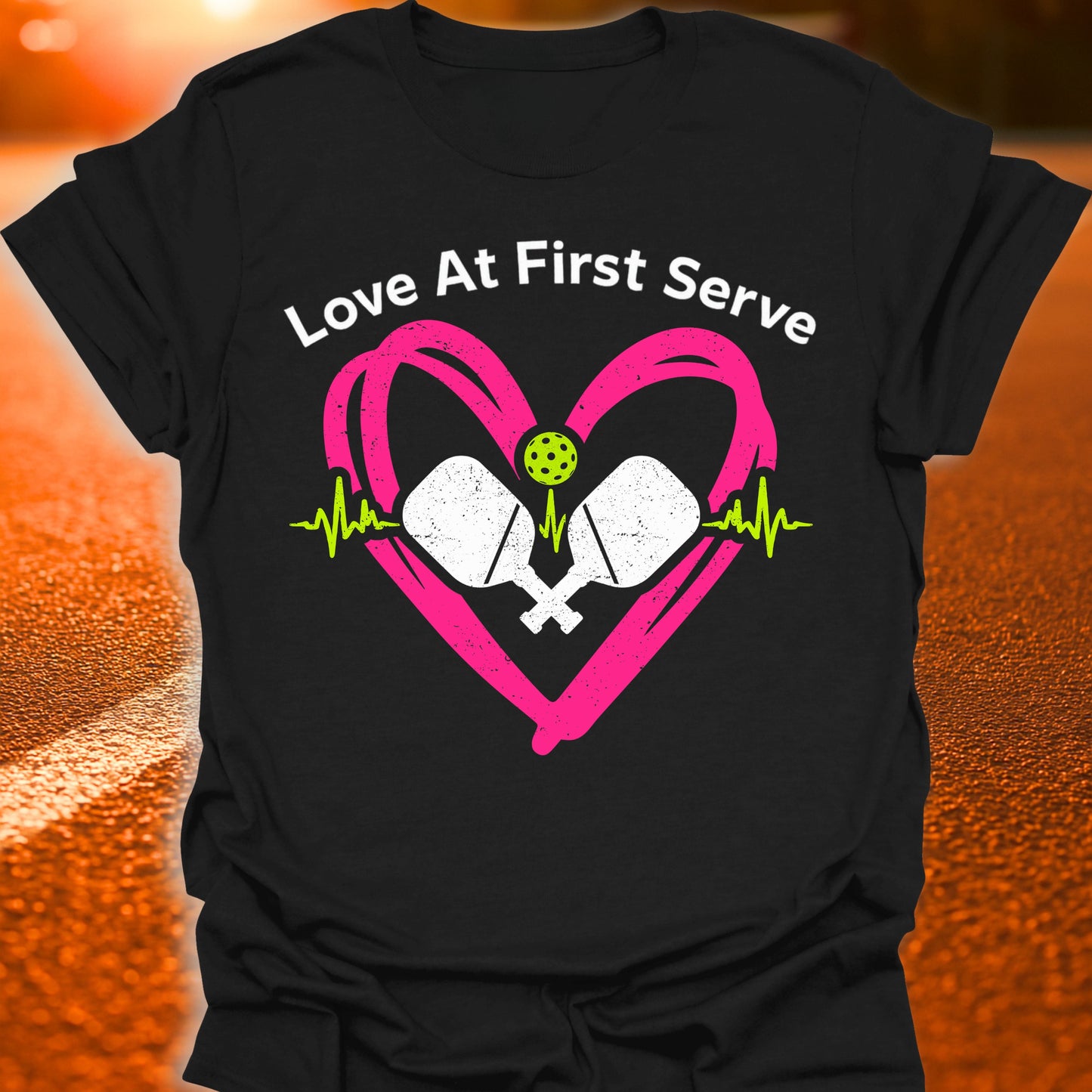 Love At First Serve Pickleball T-Shirt