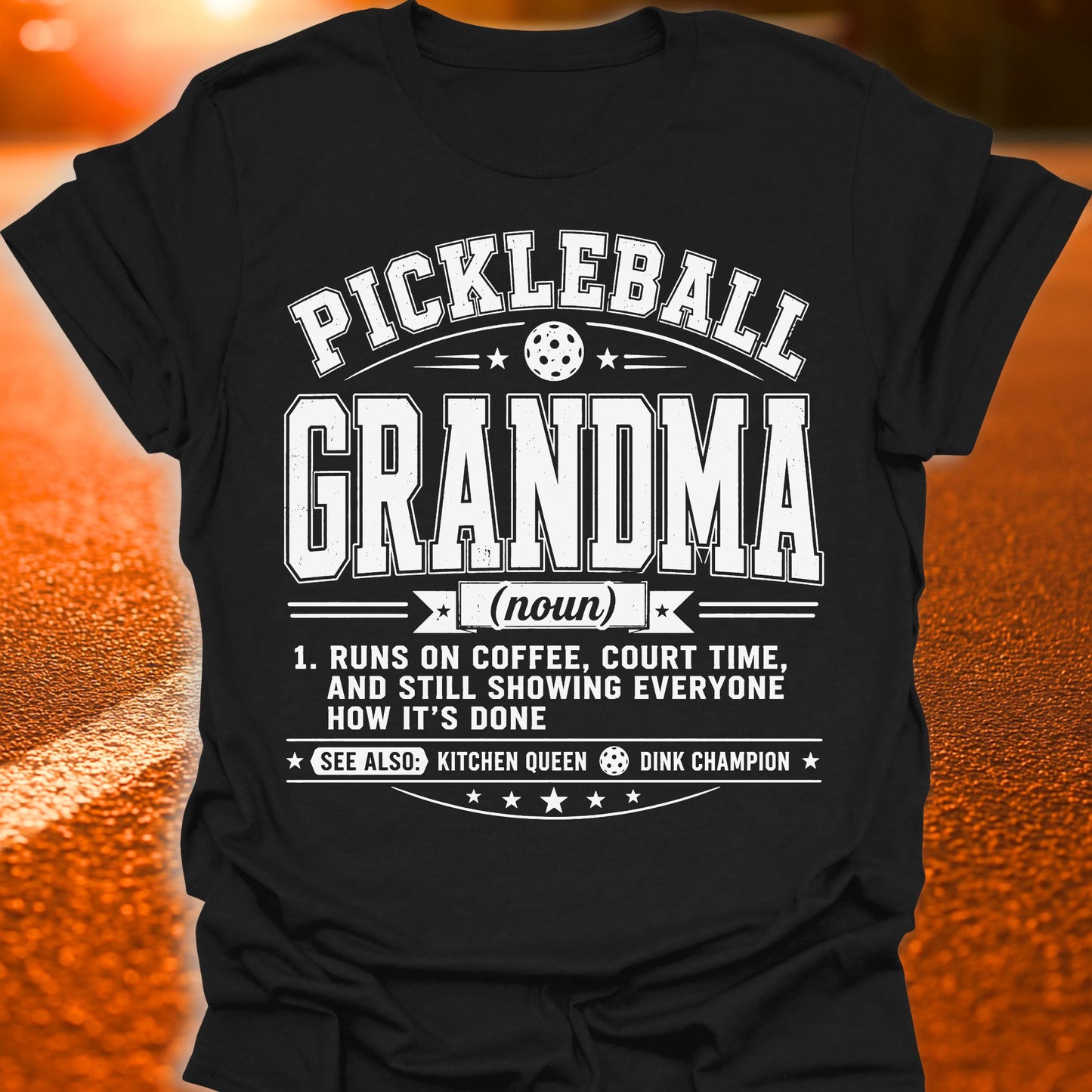 Pickleball Grandma Definition T-Shirt