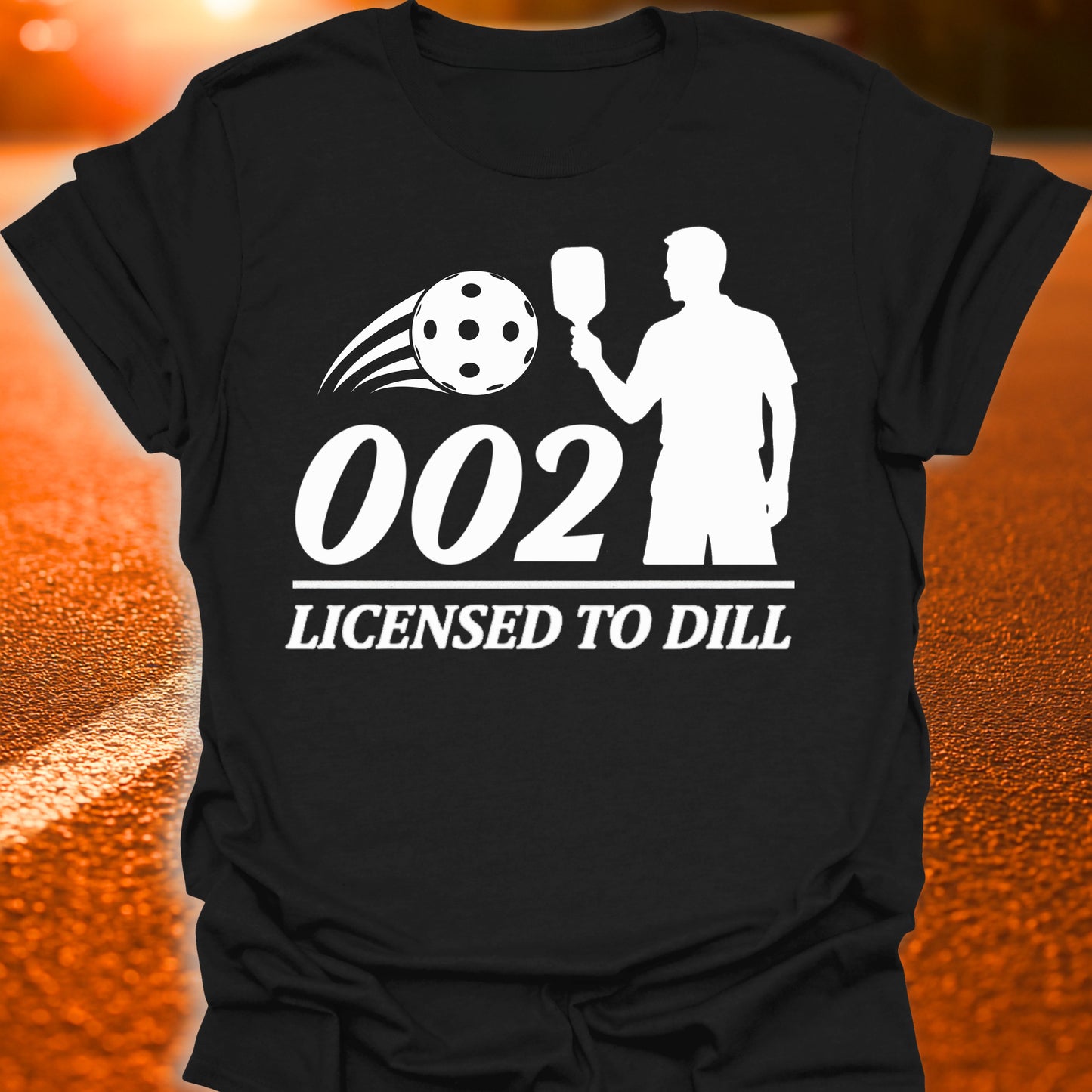 002 Licensed To Dill Pickleball T-Shirt