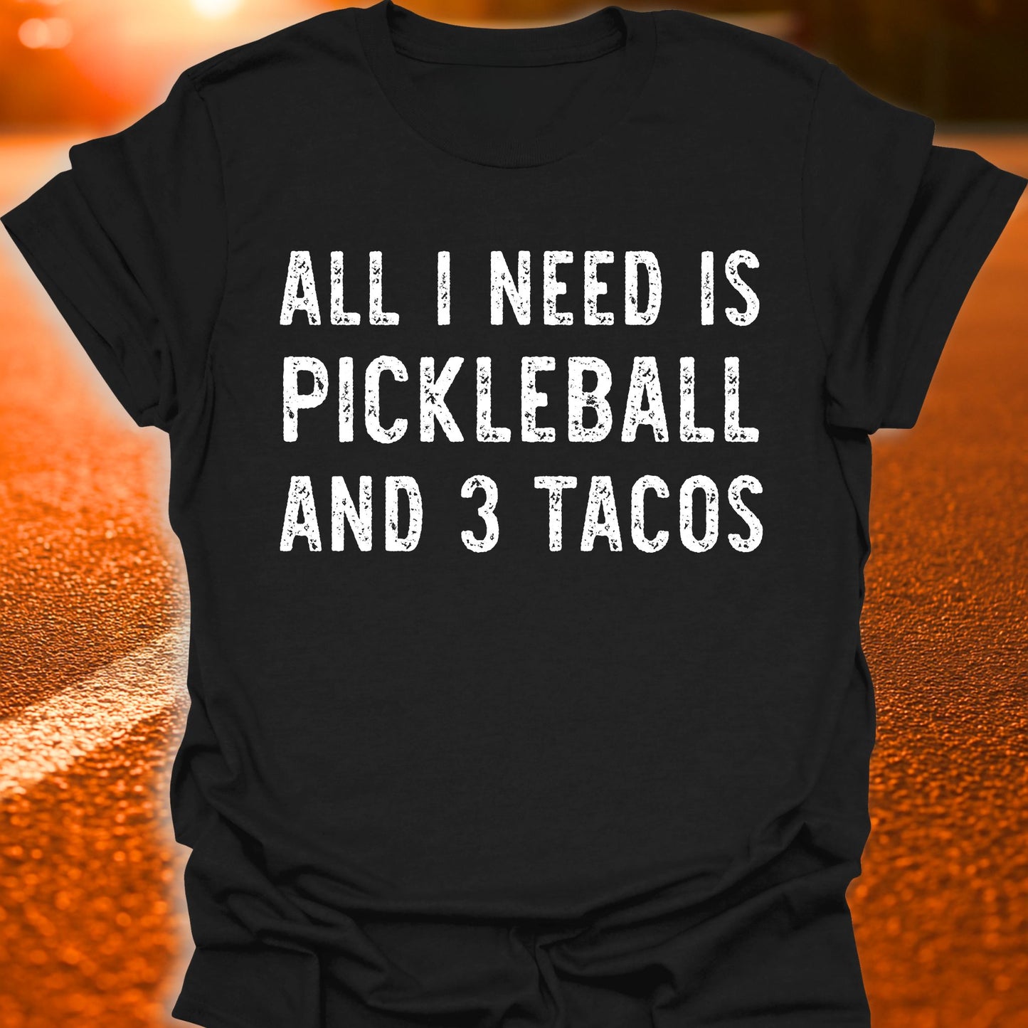 3 Tacos Pickleball T-Shirt