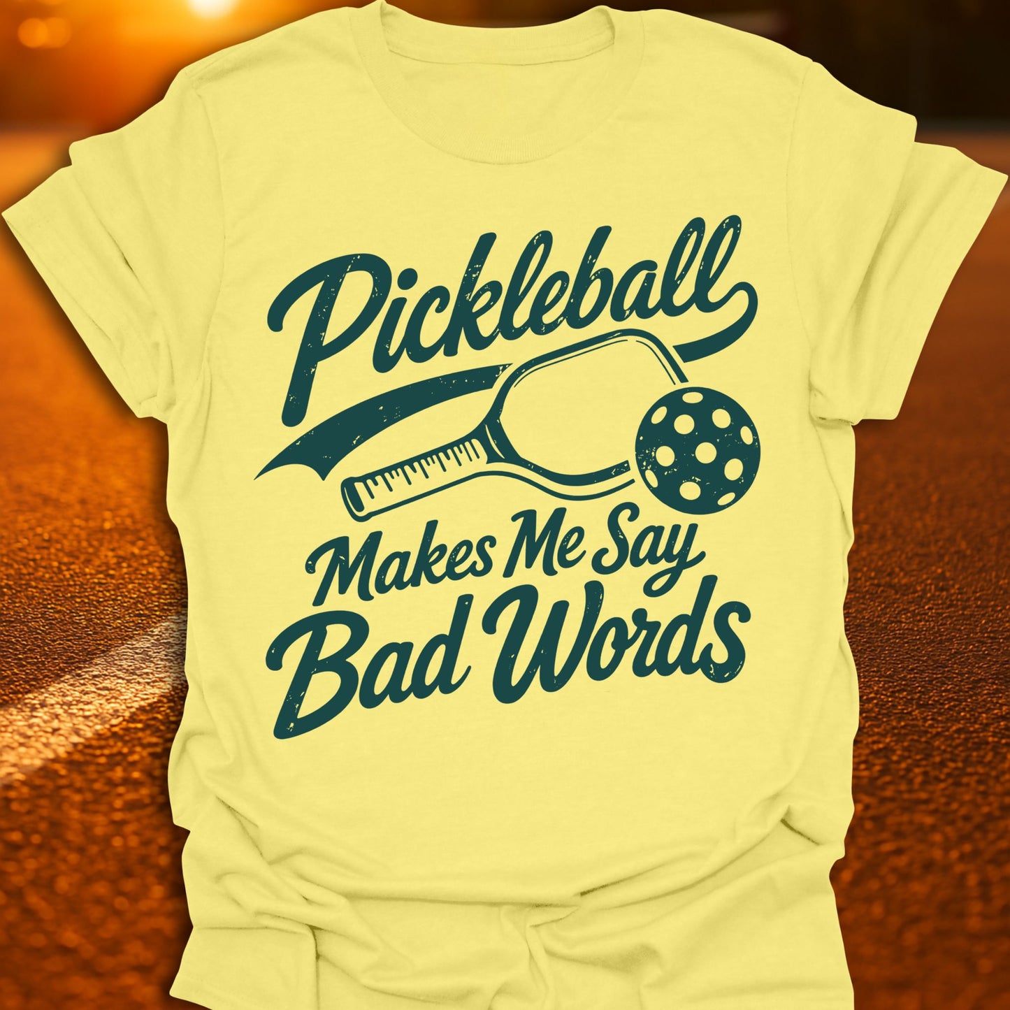 Bad Words Vintage Pickleball T-Shirt