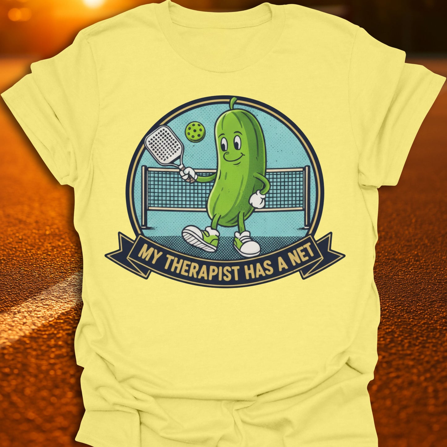 My Therapist Has A Net Pickleball T-Shirt