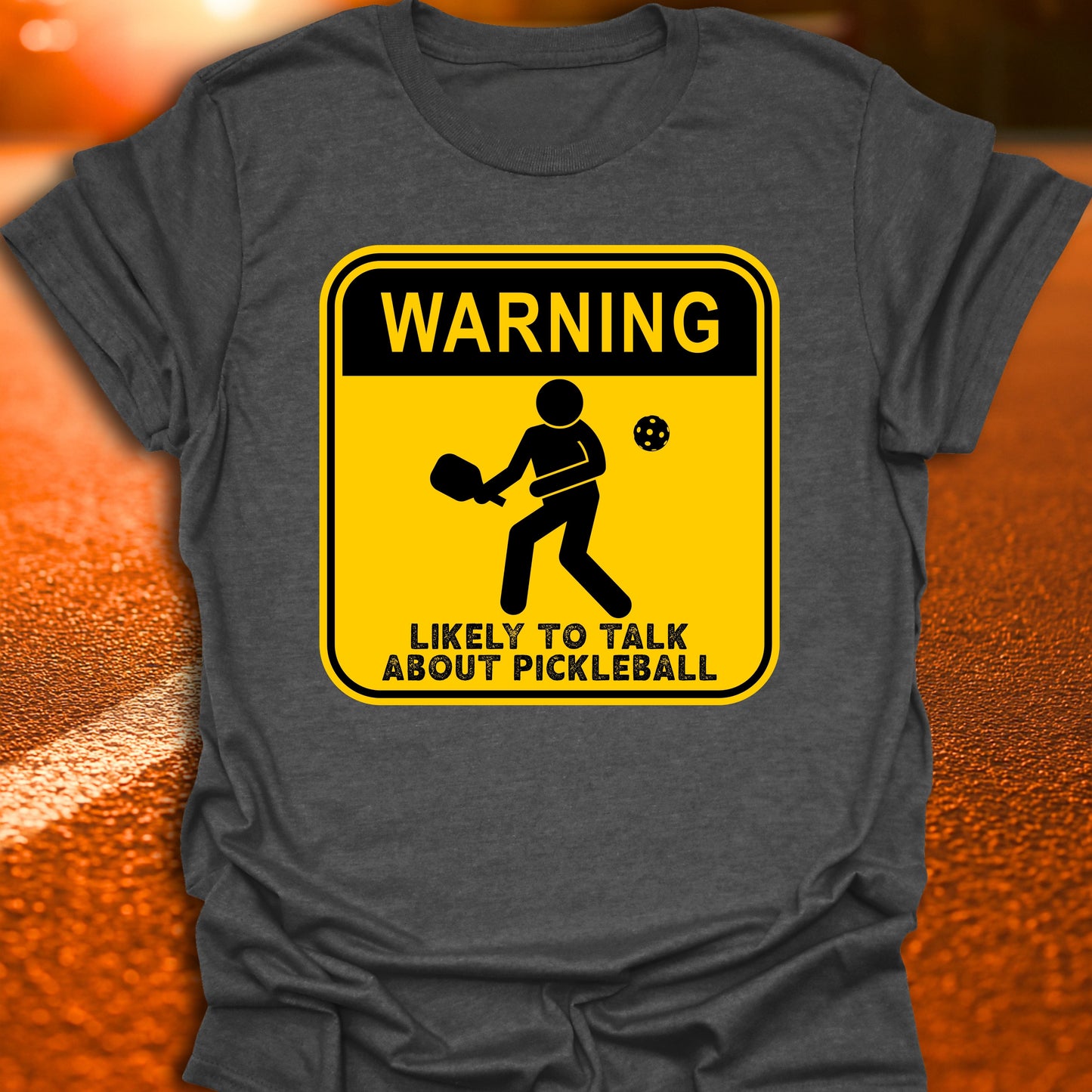 Warning Pickleball T-Shirt