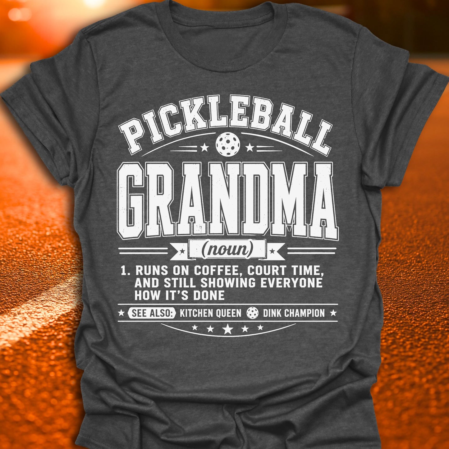 Pickleball Grandma Definition T-Shirt