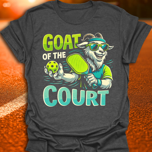 Goat Of The Court Pickleball T-Shirt