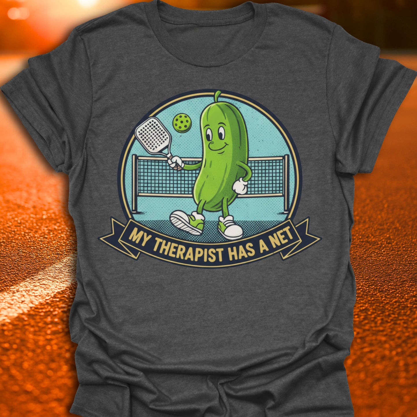 My Therapist Has A Net Pickleball T-Shirt