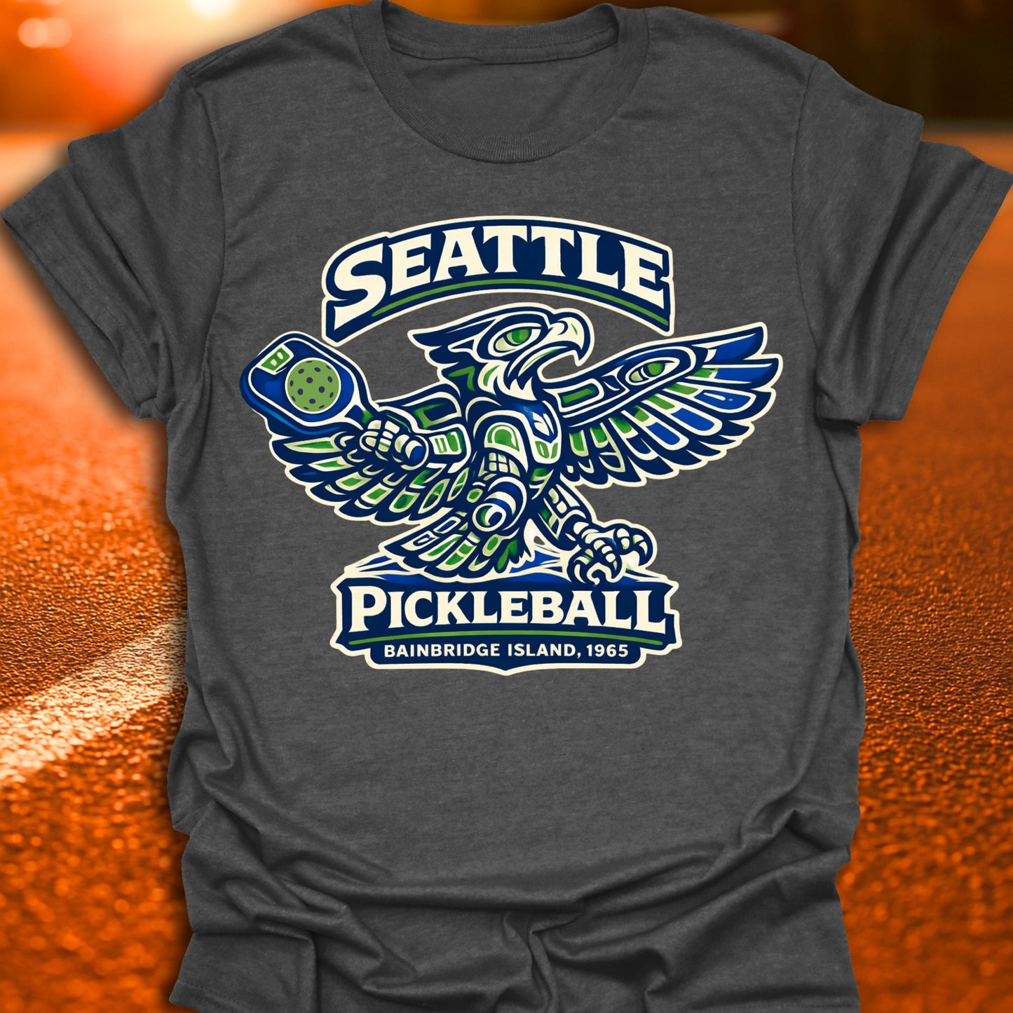 Seattle Throwback Pickleball T-Shirt