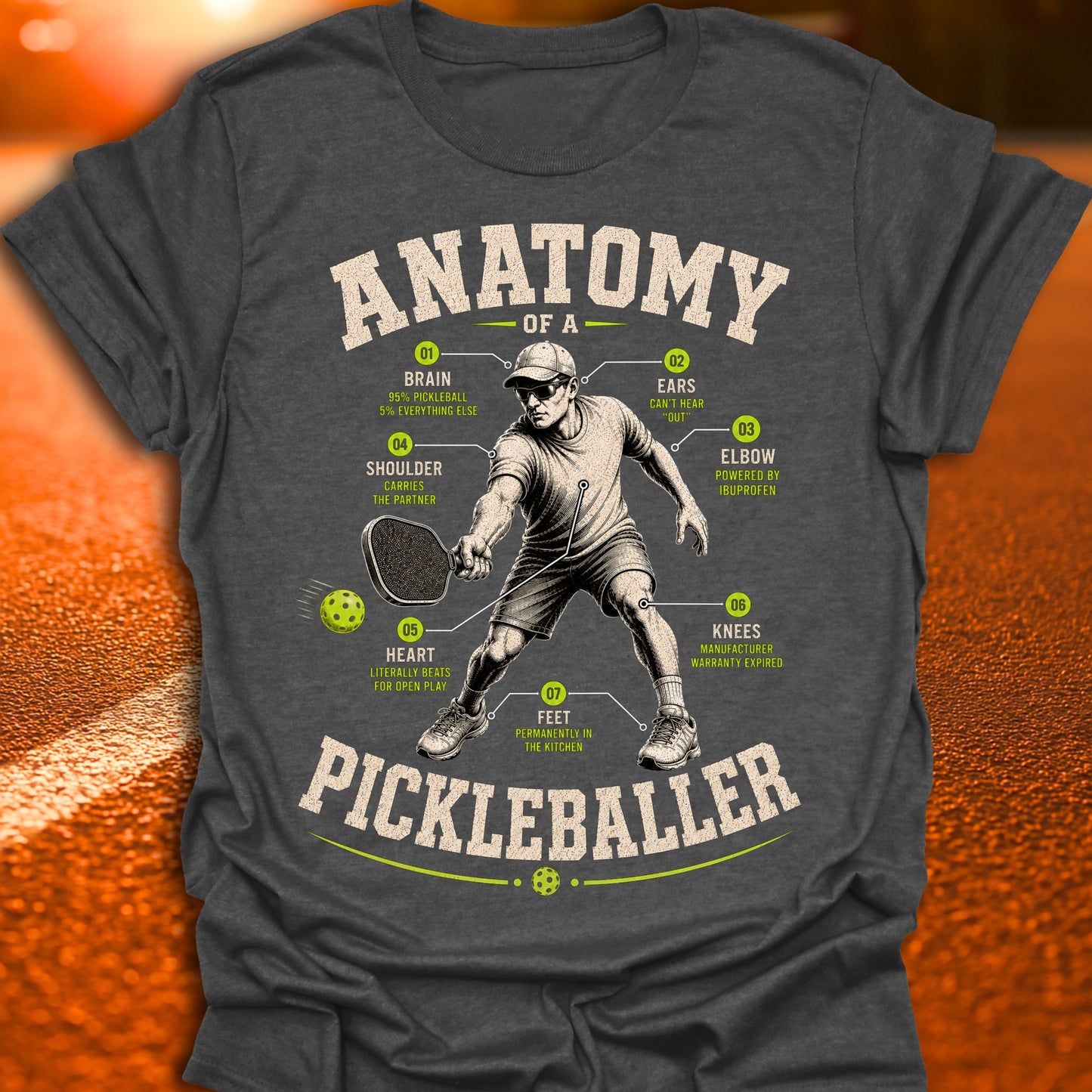 Anatomy Pickleball T-Shirt