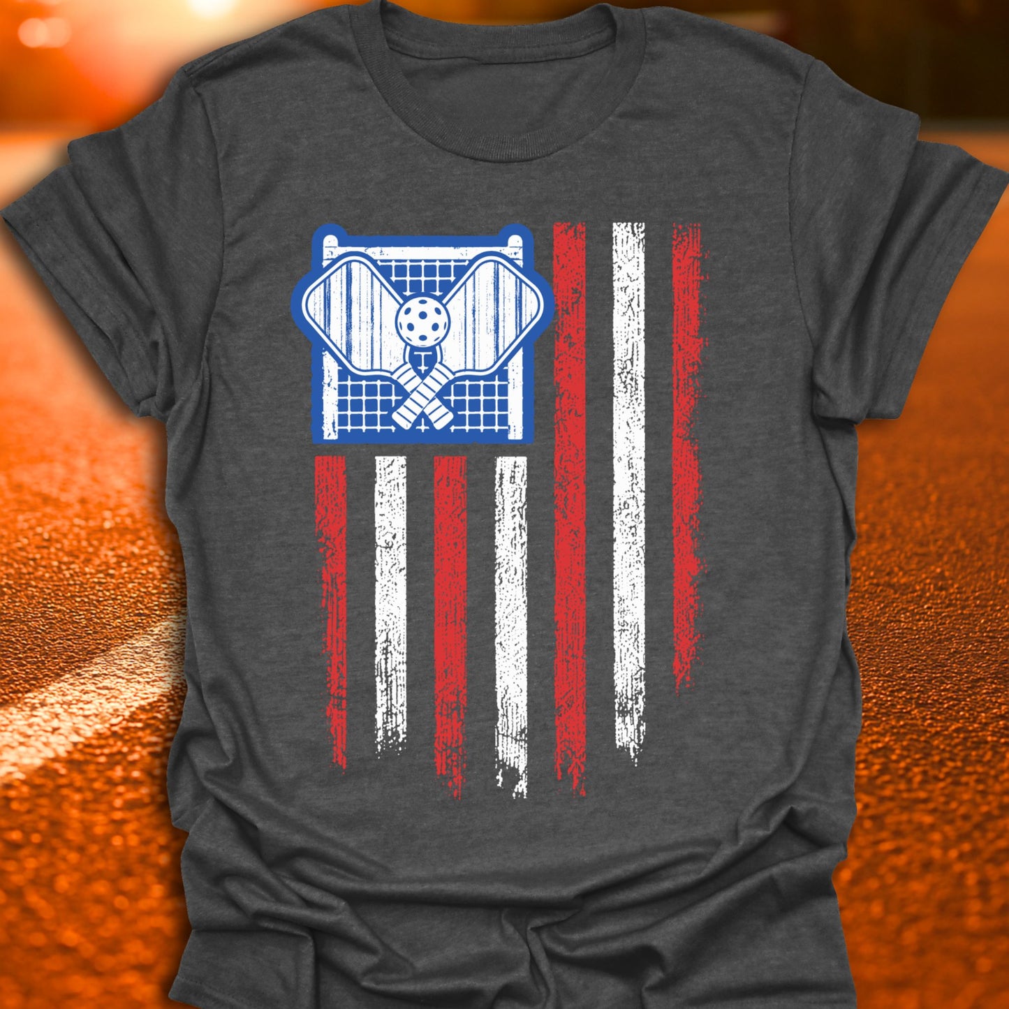 Patriot Pickleball Flag T-Shirt