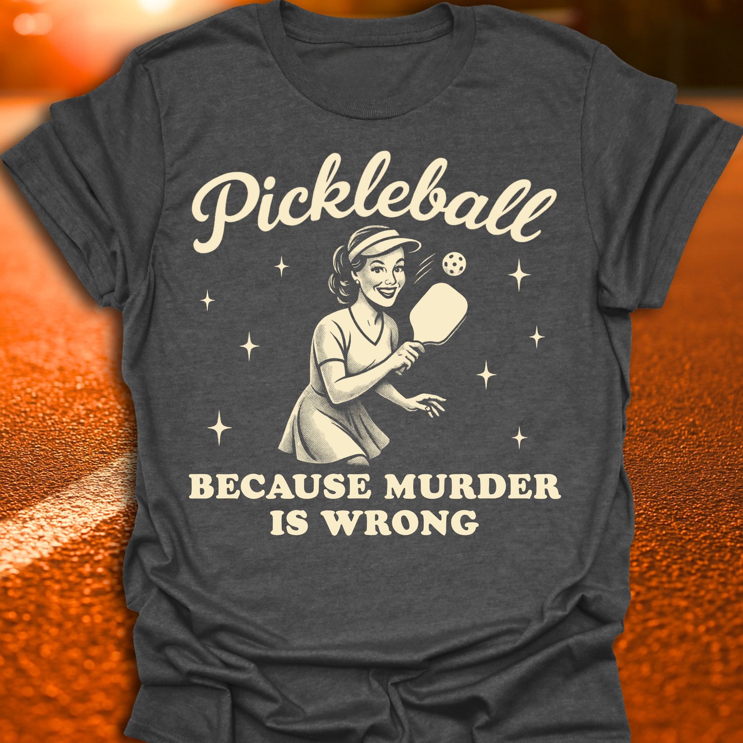 Murder Is Wrong Pickleball T-Shirt (Remix)